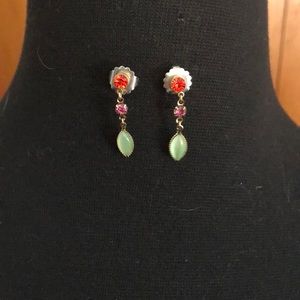 Three Tear Earrings